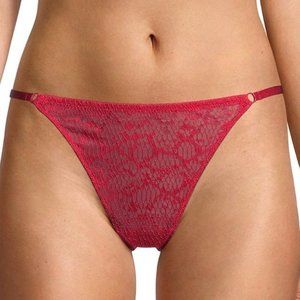 Set of 2! Free People Tameeka Undie Panties in Berry Electric Size Small, NEW